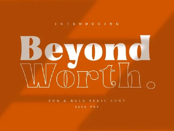 Beyond Worth font