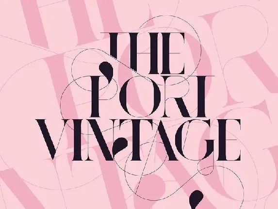 Port Vintage Family font