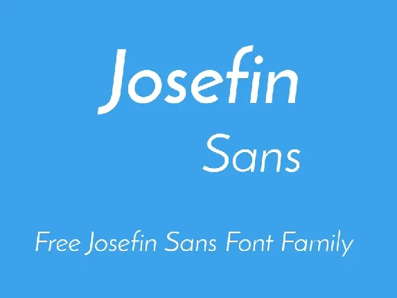 Josefin Sans Family font