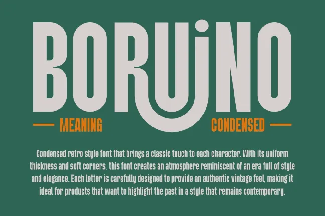 BORUINO font