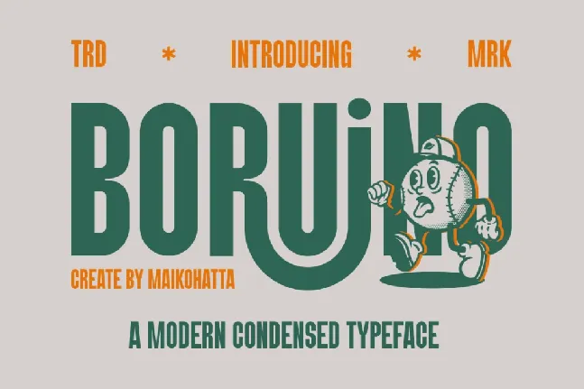 BORUINO font