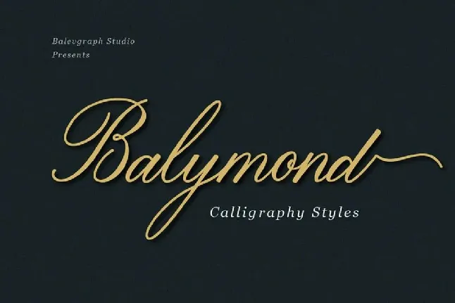 Balymond font