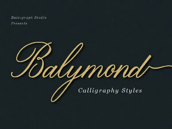 Balymond font