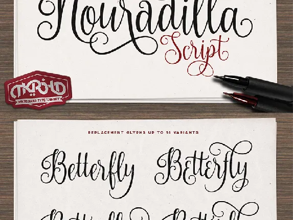 Nouradilla font