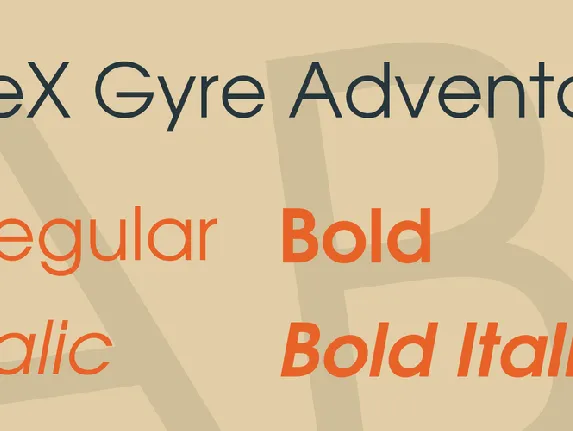 TeX Gyre Adventor font