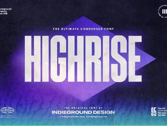 Highrise font