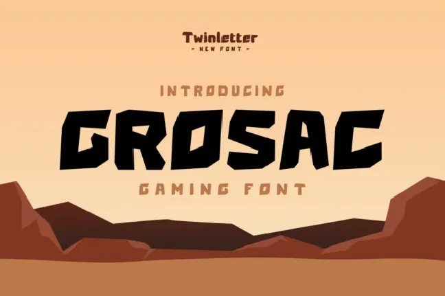 Grosac font