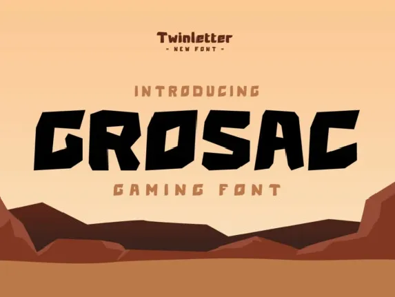 Grosac font