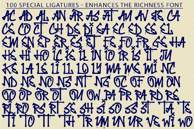 Enhances the Richness Demo font