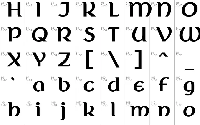 Berenika font