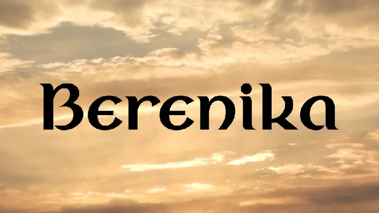 Berenika font