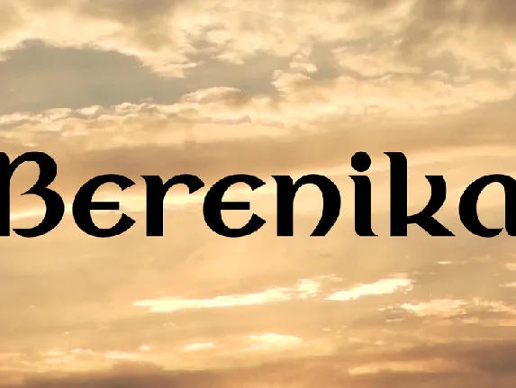 Berenika font