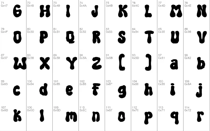 Crossock font