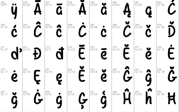 Kazincbarcika font