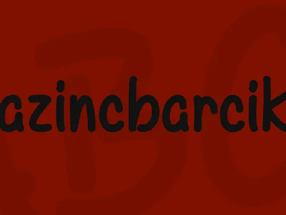 Kazincbarcika font