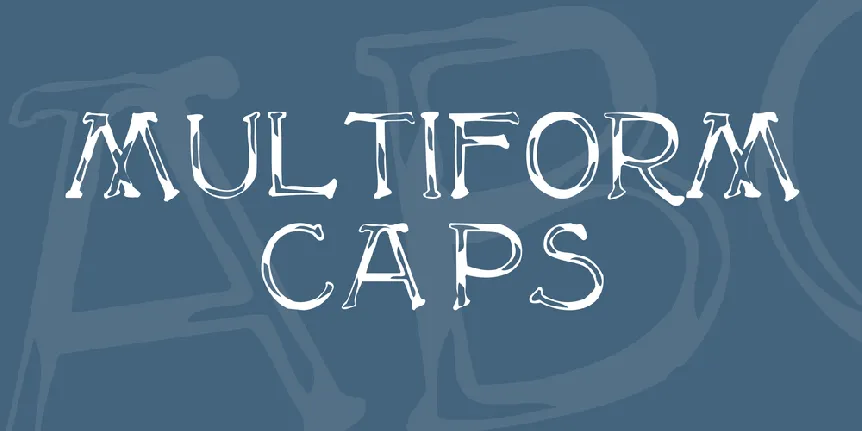 Multiform Caps font