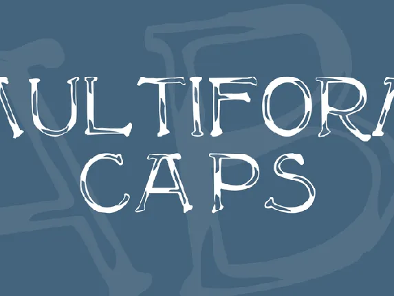 Multiform Caps font