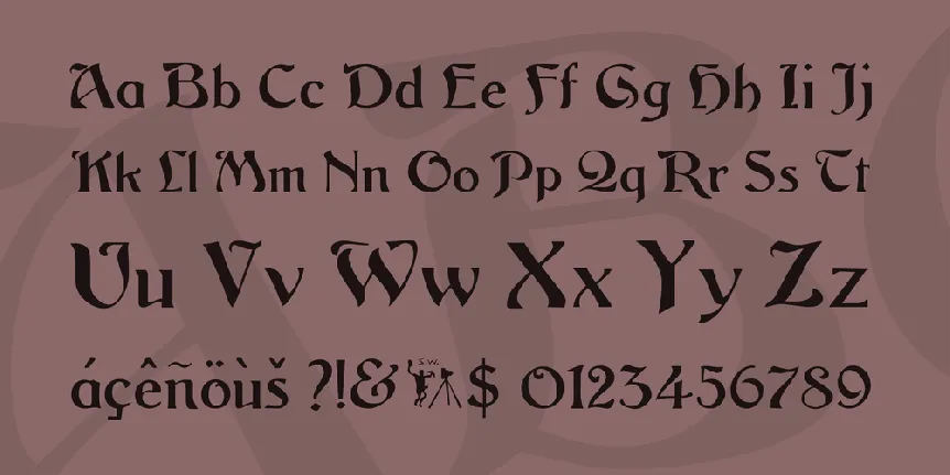 Argos George font