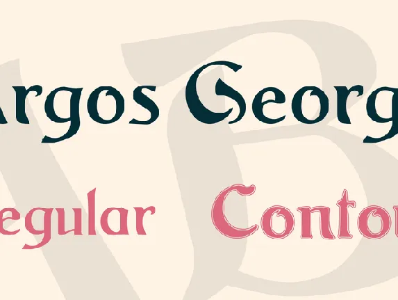 Argos George font