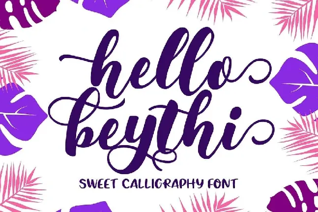 Hello Beythi font