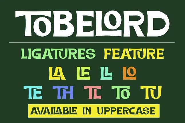 Tobelord font