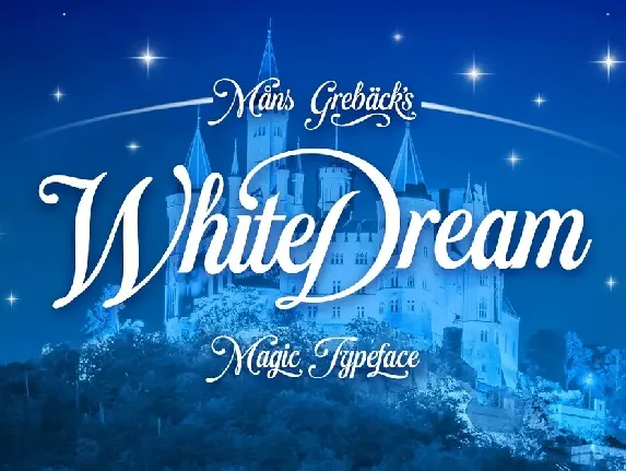 White Dream font