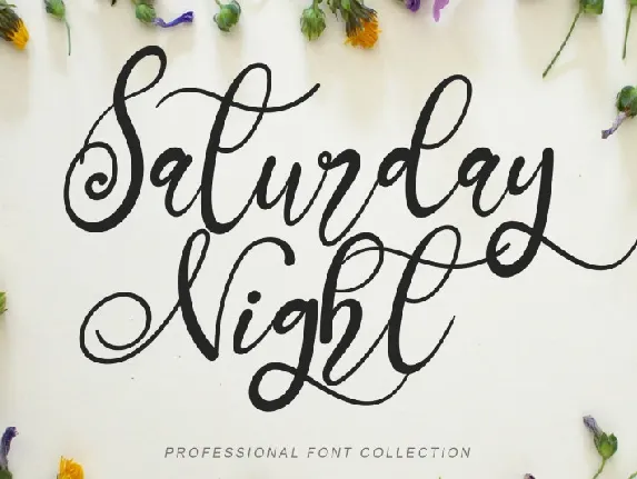 Saturday Night font