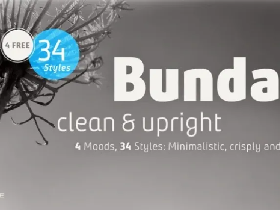 Bunday Clean Family font