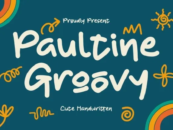 Paultine Groovy font