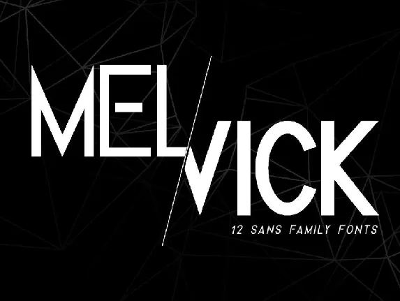 Melvick font