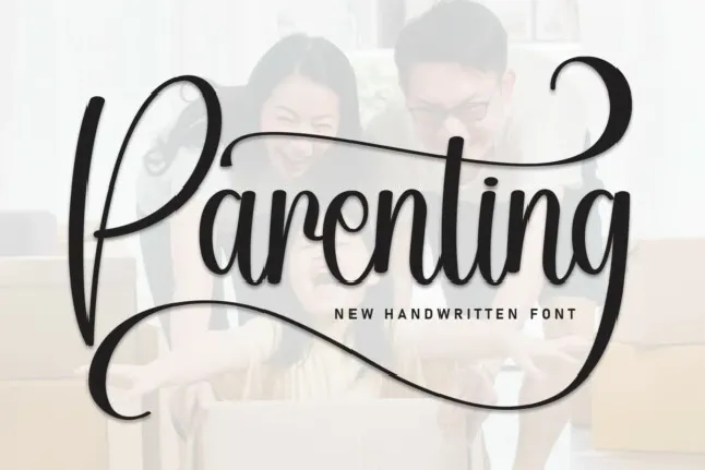 Parenting Calligraphy font