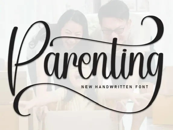 Parenting Calligraphy font