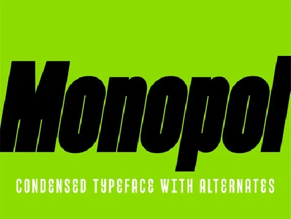 Monopol Family font