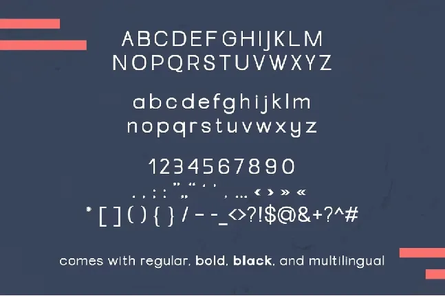 Geons font