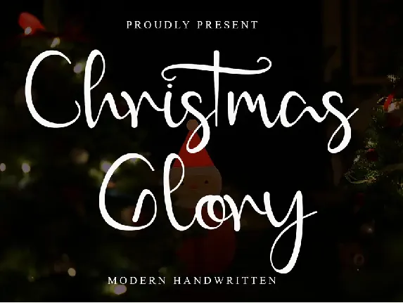 Christmas Glory - Personal use font