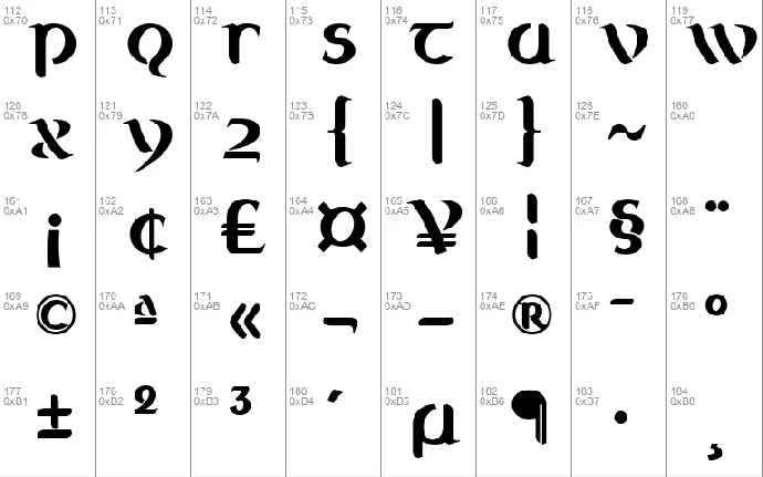 Celtica font