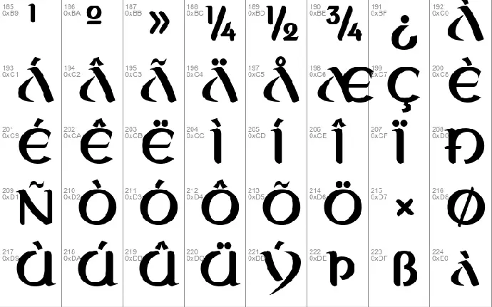 Celtica font