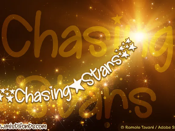 Chasing Stars font