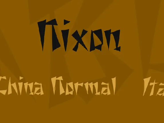 Nixon font