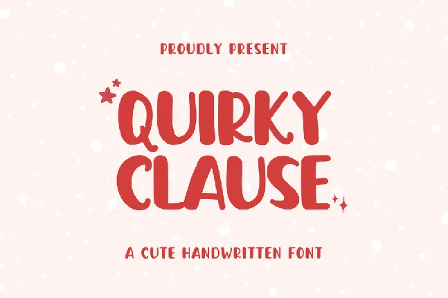 Quirky Clause font