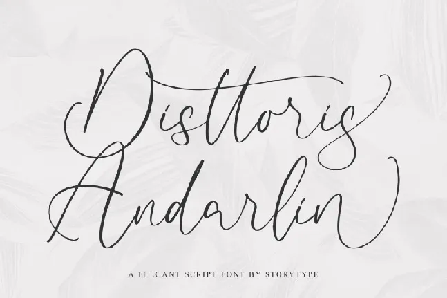 Disttoris Andarlin font