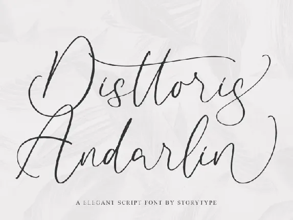 Disttoris Andarlin font