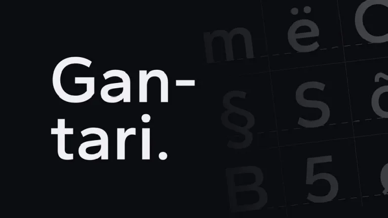 Gantari Family font