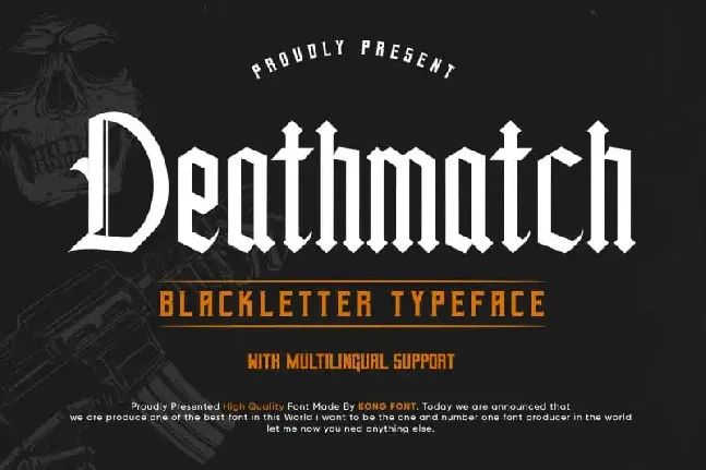 Deathmatch Display font