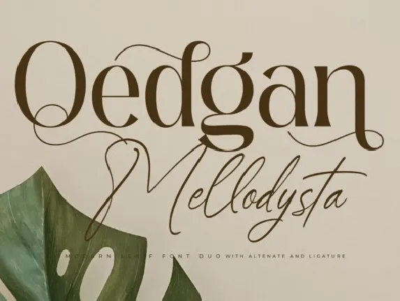 Qedgan Mellodysta Duo font