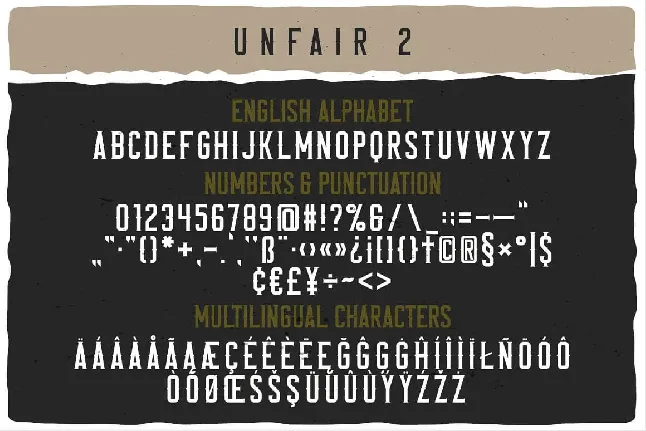 Unfair font