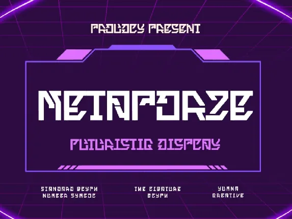 Metaporze font