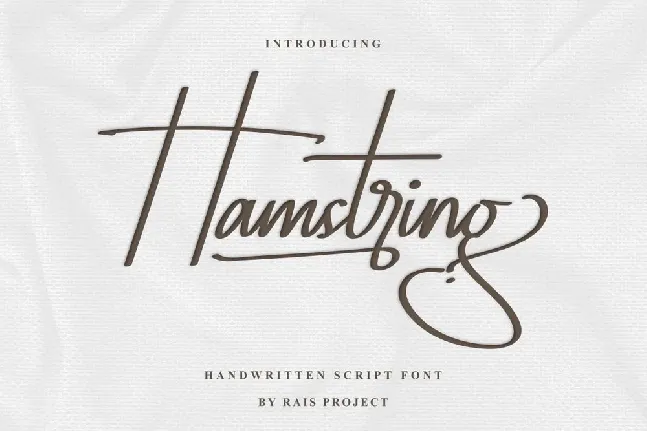 Hamstring font