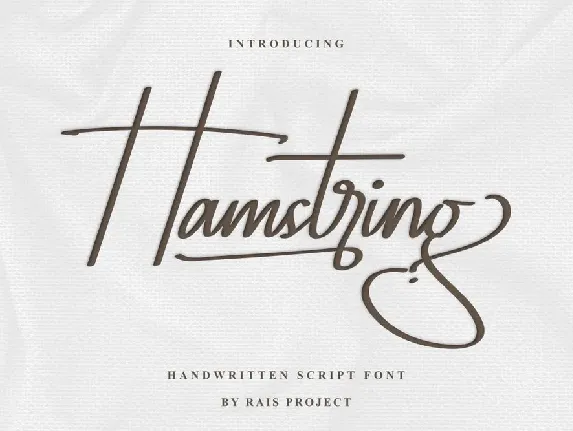 Hamstring font