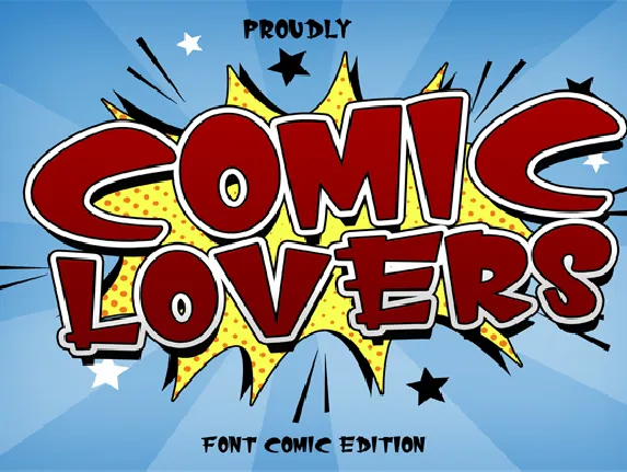 COMIC LOVERS font